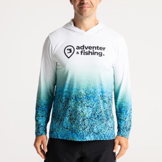 Adventer & fishing Funkční hoodie UV tričko Bluefin Trevally - L