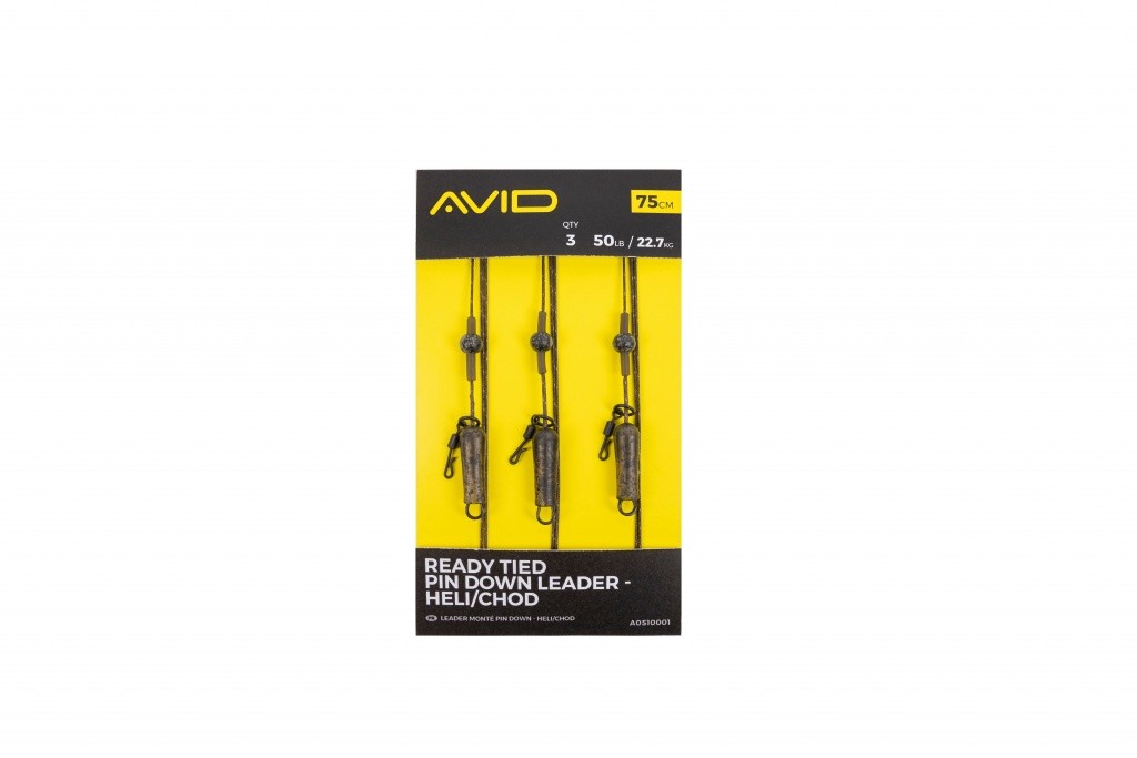 Avid Carp Helikoptérová Montáž Ready Tied Pin Down Leader