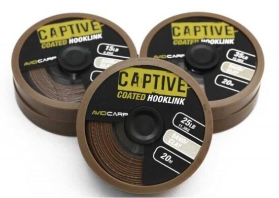 Avid Carp Návazcová Šňůra  Captive Coated Hooklink - Sand/Clay Varianta: 25lb