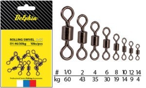 Delphin Obratlík Rolling Swivel A-01/7ks Varianta: Velikost 2 / 43kg