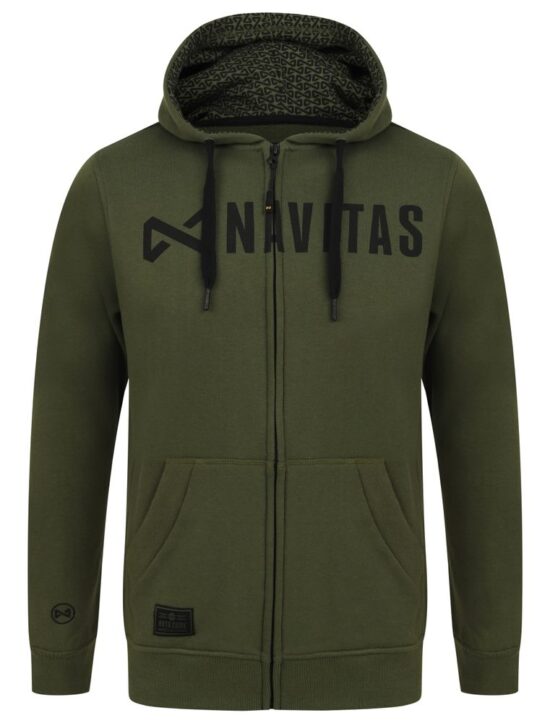 Navitas Mikina Core Zip Hoody Green - L