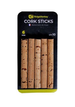 RidgeMonkey Korkové Tyčinky Combi Bait Drill Spare Cork Sticks Počet ks. v balení: 10ks