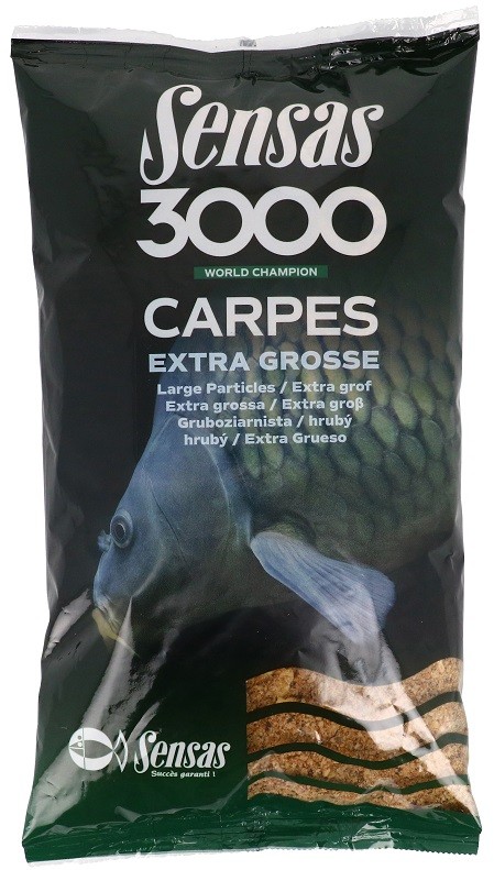 Sensas Krmení 3000 Carp Large  (Kapr Hrubý) 1kg