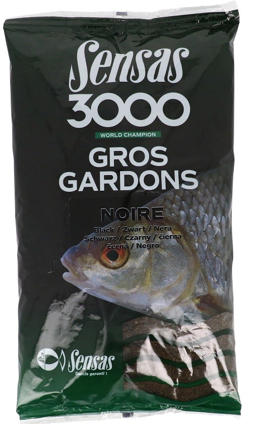 Sensas Krmení 3000 Gros Gardons Black (Černá) 1kg