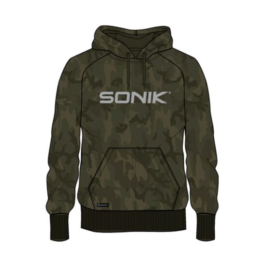 Sonik Mikina Hoody Camo - L