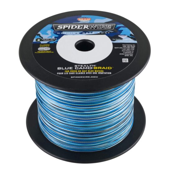 Spiderwire Pletená Šnůra Stealth Smooth x8 Blue Camo 1m Nosnost: 26