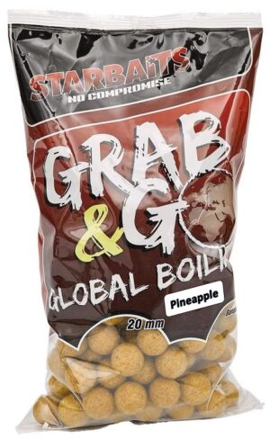 Starbaits Boilie Grab & Go Global Boilies Pineapple 20mm Hmotnost: 2