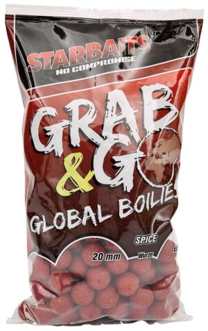 Starbaits Boilie Grab & Go Global Boilies Spice 20 mm Hmotnost: 1kg