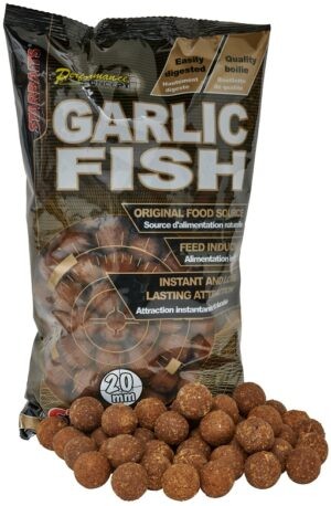 Starbaits Boilie Potápivé Garlic Fish 1kg Hmotnost: 1kg