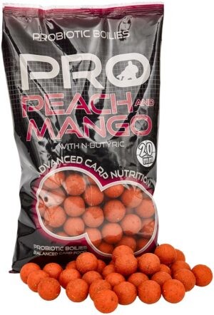 Starbaits Boilie Potápivé Pro Peach & Mango Hmotnost: 1kg