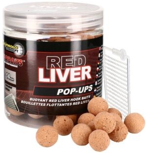 Starbaits Plovoucí Boilies Red Liver POP Tops 60g Hmotnost: 60g