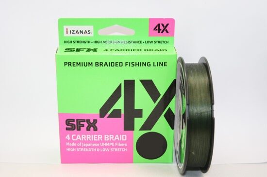 Sufix Pletená Šňůra SFX 4X Vis Green 270m Nosnost: 23kg