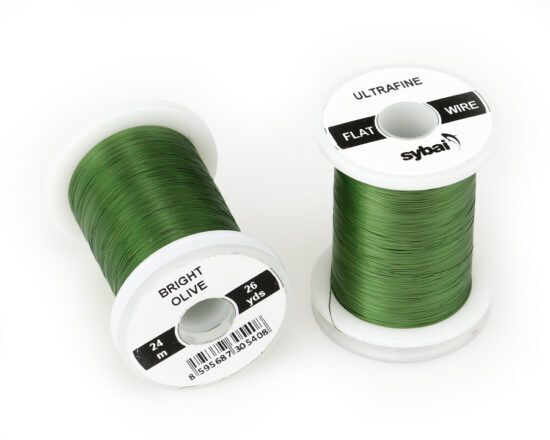 Sybai Drátek Flat Colour Wire Ultrafine Bright Olive