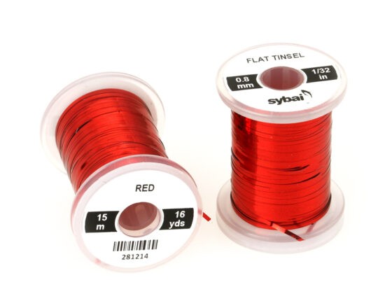 Sybai Plochá Lametka Flat Tinsel Red 0