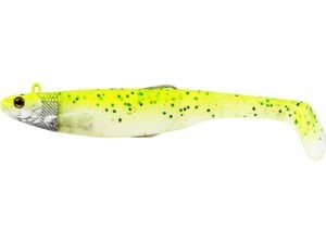 Westin Gumová Nástraha Magic Minnow Jig Sparkling Chartreuse Hmotnost: 42g