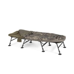 Nash Lehátko se spacákem Indulgence HD40 6 Leg Sleep System Camo